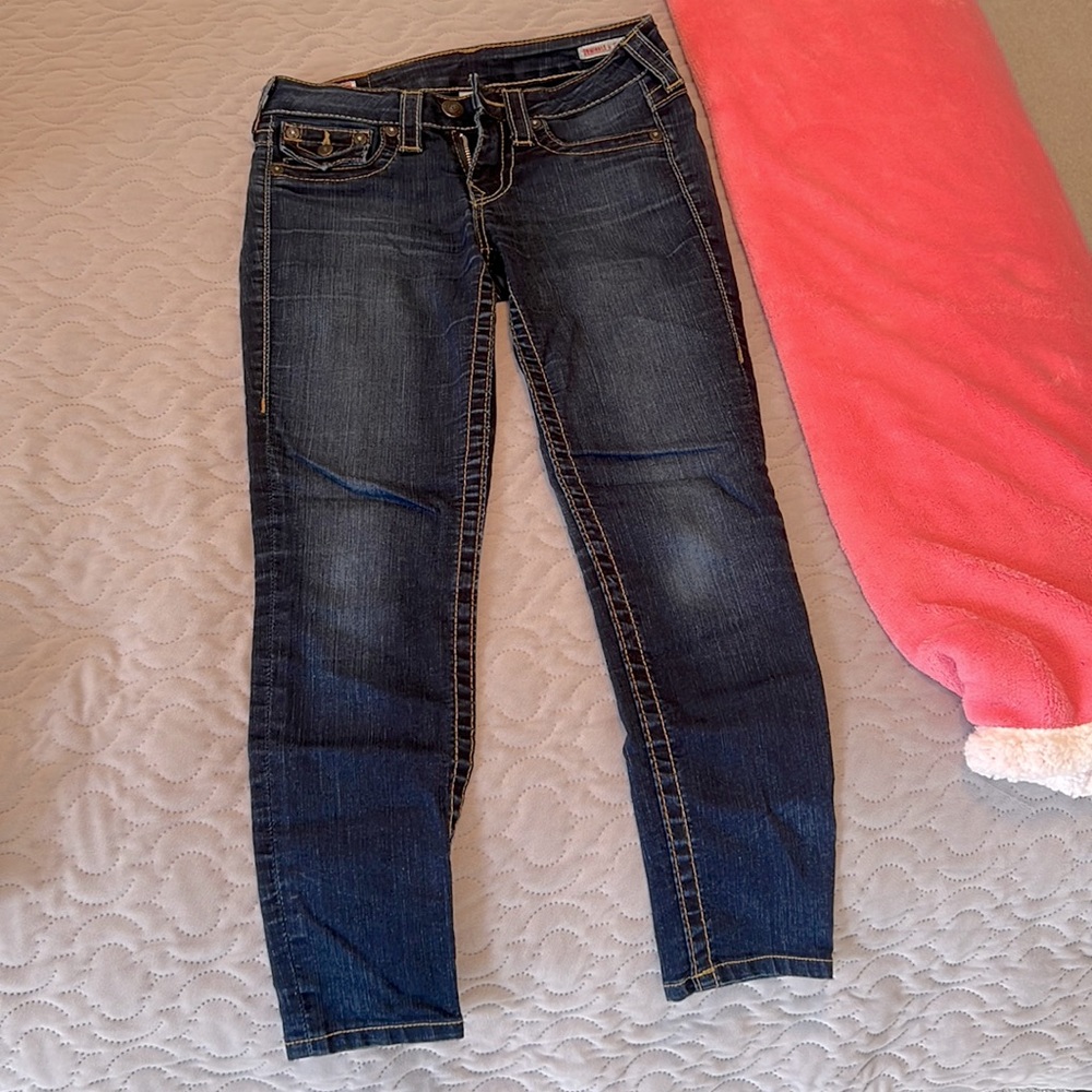True Religion women’s jeans, size 27, Serena